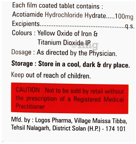 Acotlar 100mg Tablet image