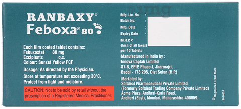 Feboxa 80 Tablet image Feboxa 80 Tablet image