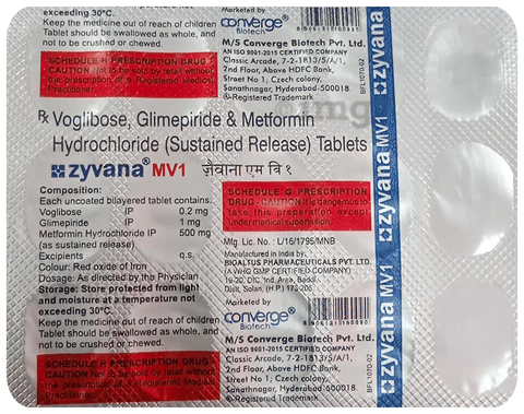 Zyvana MV1 Tablet SR image Zyvana MV1 Tablet SR image