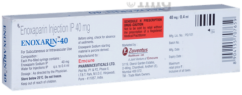 Enoxarin 40 Injection image Enoxarin 40 Injection image
