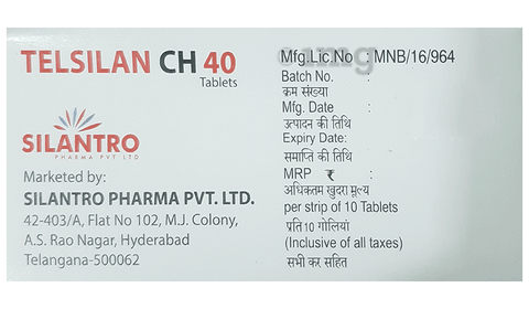 Telsilan CH 40 Tablet image