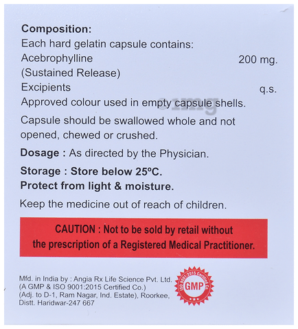 Benophyl 200 SR Capsule image