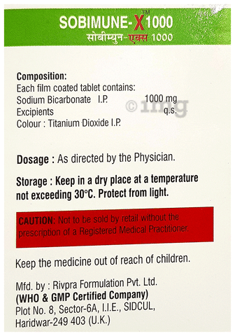 Sobimune-X 1000 Tablet image