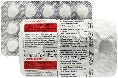 ATOcor 20 Tablet image
