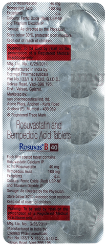 Rosuvas B 40 Tablet