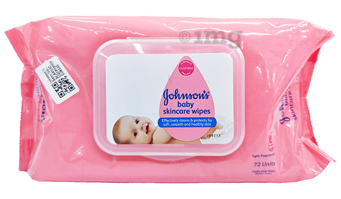 Johnson's Baby Skincare Alcohol Soap Free Wipes: Buy packet of