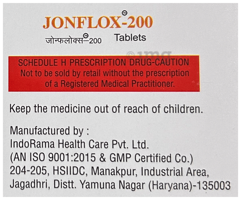 Jonflox 200 Tablet image Jonflox 200 Tablet image