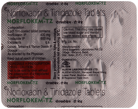 Norflokem TZ Tablet image