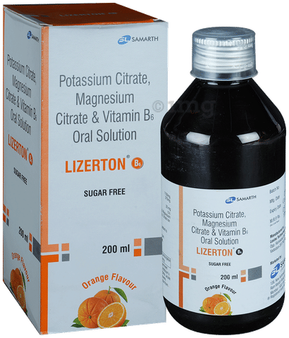Lizerton B6 Oral Solution Orange Sugar Free