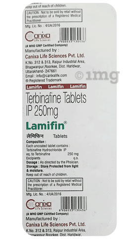 Lamifin 250mg Tablet image Lamifin 250mg Tablet image