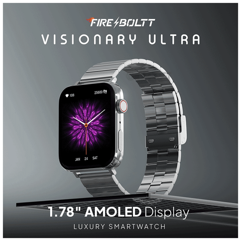 Fire Boltt Visionary Ultra Smartwatch Silver Buy box of 1.0 Unit