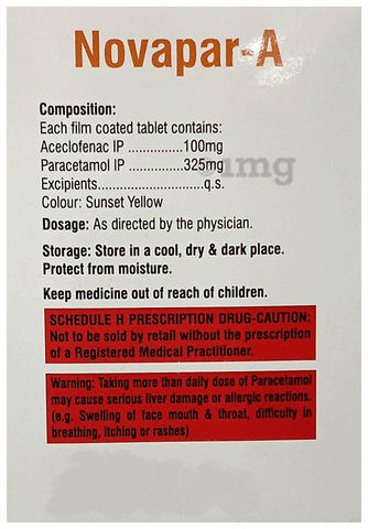 Novapar-A Tablet image