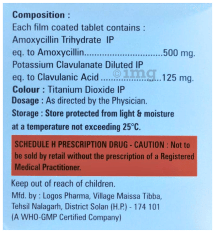 Mediusclav 625 Tablet image