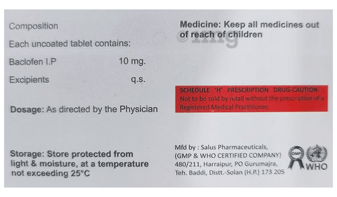 Baxofen Tablet image