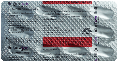 Thioquest-Twist 4 Fast Acting Capsule image Thioquest-Twist 4 Fast Acting Capsule image