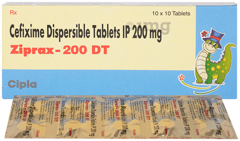 Ziprax 200 DT Tablet image