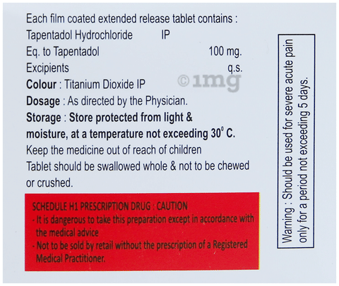 Tapentasure ER 100 Tablet image