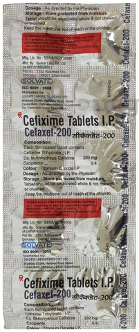 Cefaxet 200mg Tablet image