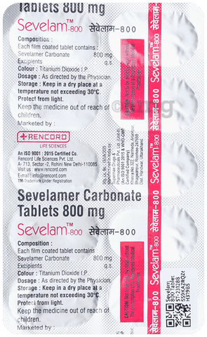 Sevelam 800 Tablet image