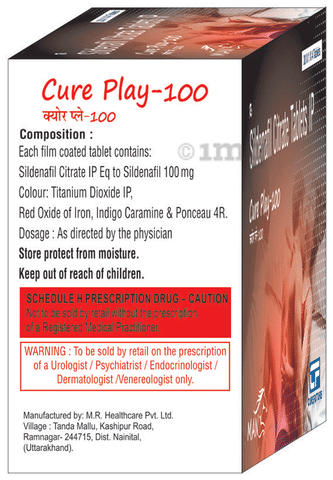 Cure Play 100 Tablet image