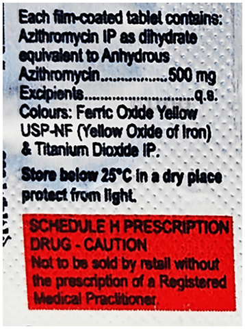 Azikem 500mg Tablet image Azikem 500mg Tablet image