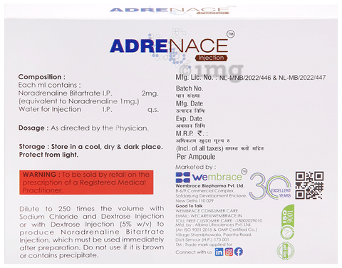 Adrenace Injection image