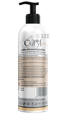 Caryl Coffee Moisturizing Lotion 2
