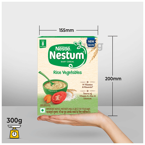 Nestle Nestum Baby Cereal From to 24 Months Rice Vegetables: Buy