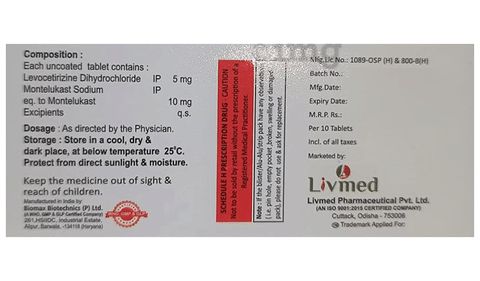 Rapimont-L Tablet image