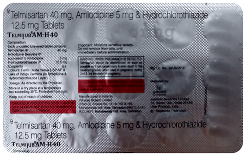 Telmijub AM-H 40 Tablet image