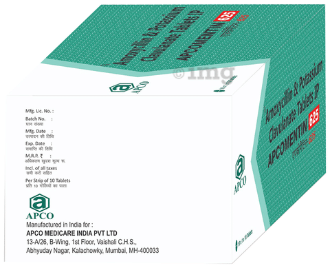 Apcomentin 625 Tablet