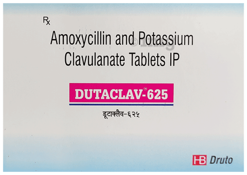 Dutaclav 625 Tablet image