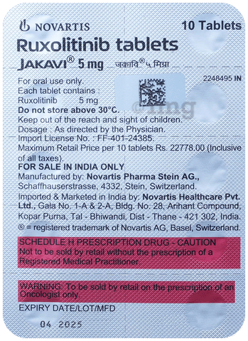 JakAVI 5mg Tablet image