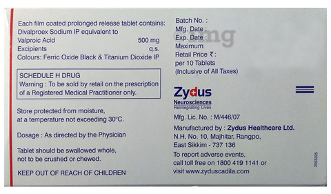 Divalpro XR 500 Tablet image