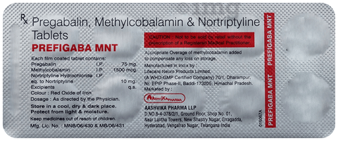 Prefigaba MNT Tablet image Prefigaba MNT Tablet image