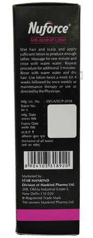 Nuforce Anti Dandruff Lotion image Nuforce Anti Dandruff Lotion image