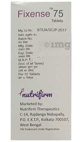 Fixense 75 Tablet image