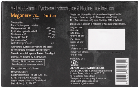 Meganerv Plus Injection image