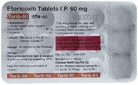 Torib 60 Tablet image