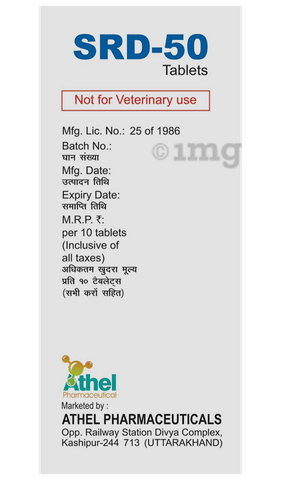 SRD 50 Tablet image