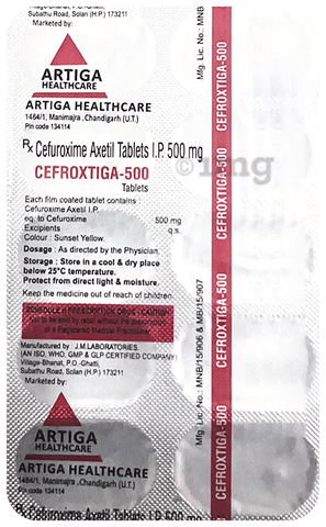 Cefroxtiga 500 Tablet image