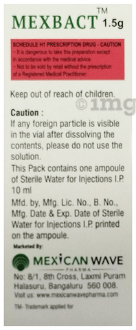 Mexbact 1.5g Injection