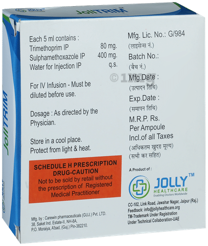 Jolltrim 400mg/80mg Injection