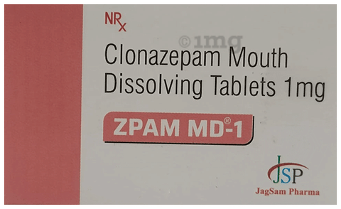 Zpam 1mg Tablet MD image Zpam 1mg Tablet MD image