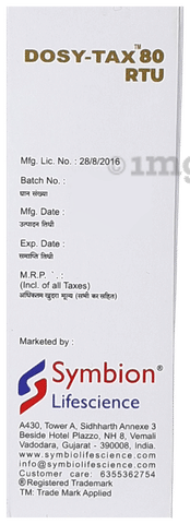 Dosy-Tax 80 RTU Injection