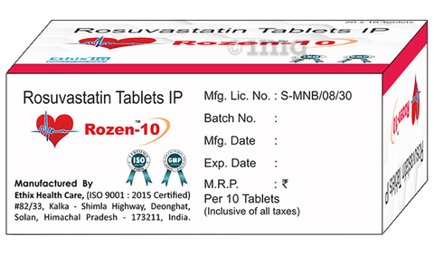Rozen 10mg Tablet image