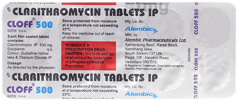 Cloff 500 Tablet image