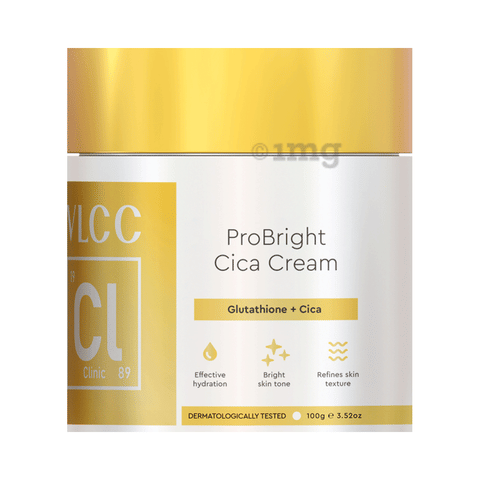 VLCC Clinic ProBright Cica Cream & De-Tan Face Mask (100gm Each): Buy combo  pack of 2.0 jar at best price in India | 1mg