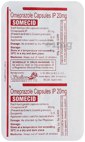 Somecid 20mg Capsule image