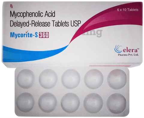 Mycorite S 360mg Tablet image Mycorite S 360mg Tablet image